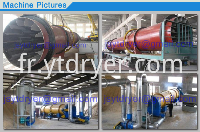 Supply wood sawdust dryer rotary drum dryer